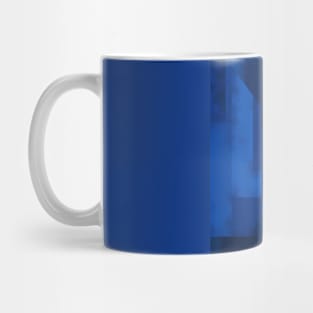 Blue Abstract Design Mug